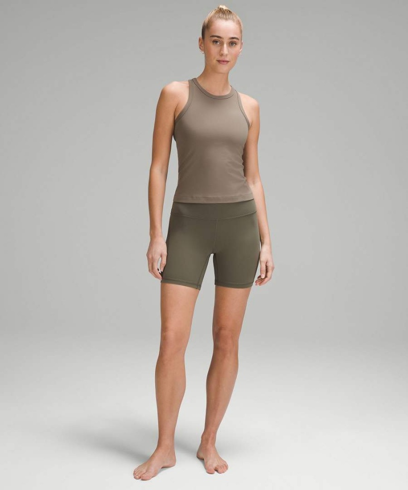 Camiseta sin Manga Lululemon Align™ Cintura-Length Racerback Mujer Gris Chile | 239OXVZSU
