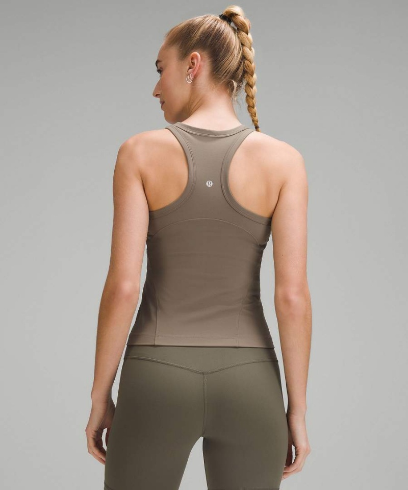 Camiseta sin Manga Lululemon Align™ Cintura-Length Racerback Mujer Gris Chile | 239OXVZSU