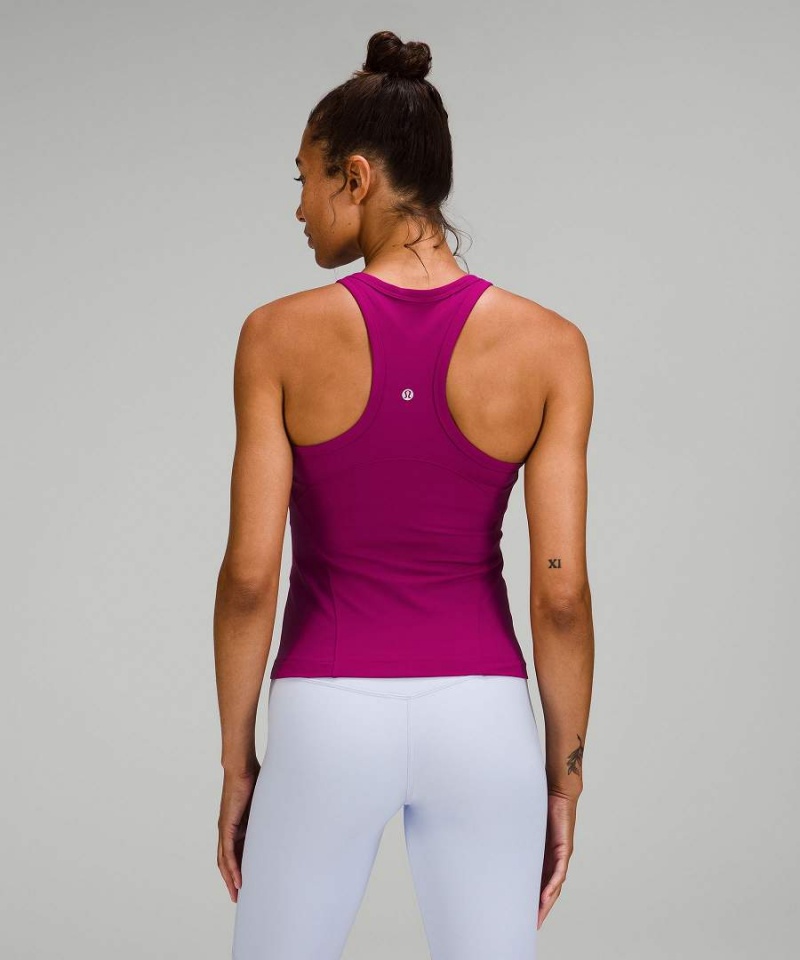 Camiseta sin Manga Lululemon Align™ Cintura-Length Racerback Mujer Moradas Chile | 792DOVBYU