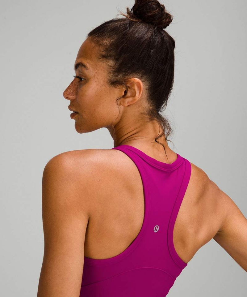 Camiseta sin Manga Lululemon Align™ Cintura-Length Racerback Mujer Moradas Chile | 792DOVBYU