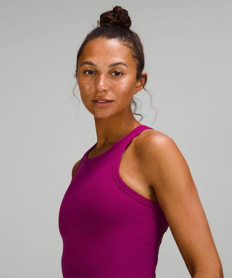Camiseta sin Manga Lululemon Align™ Cintura-Length Racerback Mujer Moradas Chile | 792DOVBYU