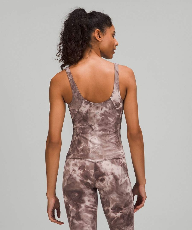Camiseta sin Manga Lululemon Align™ Cintura-Length Mujer Marrones Chile | 594KQAIFB