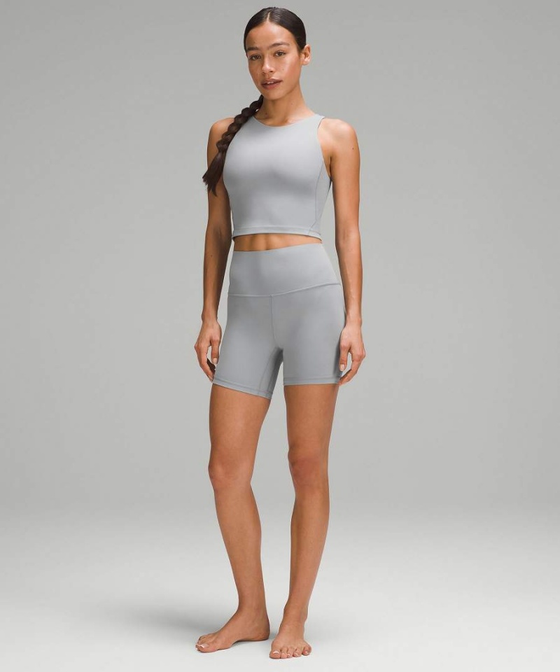 Camiseta sin Manga Lululemon Align™ High-Neck Mujer Gris Chile | 461LSAHPR