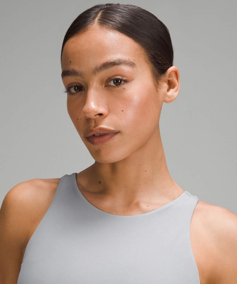Camiseta sin Manga Lululemon Align™ High-Neck Mujer Gris Chile | 461LSAHPR