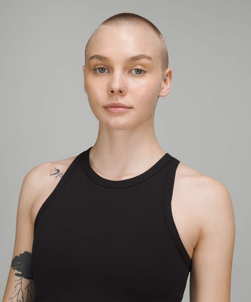 Camiseta sin Manga Lululemon Align™ Hip-Length Racerback Mujer Negras Chile | 724RMSNIQ