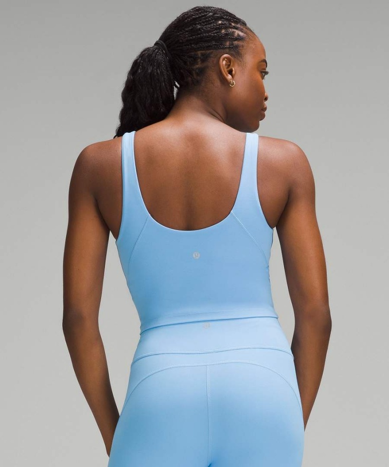 Camiseta sin Manga Lululemon Align™ Light Support, C/D Cup Mujer Azules Chile | 279ZDYCJS