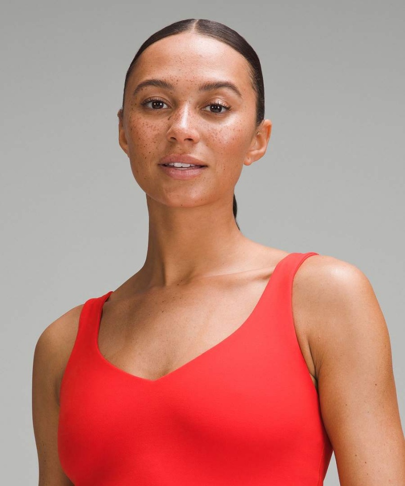 Camiseta sin Manga Lululemon Align™ Mujer Rojas Chile | 629OKLYUT