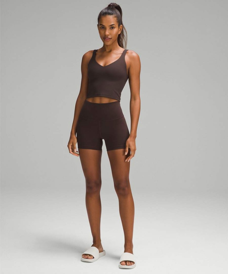 Camiseta sin Manga Lululemon Align™ Mujer Chocolate Chile | 469XDMVLF