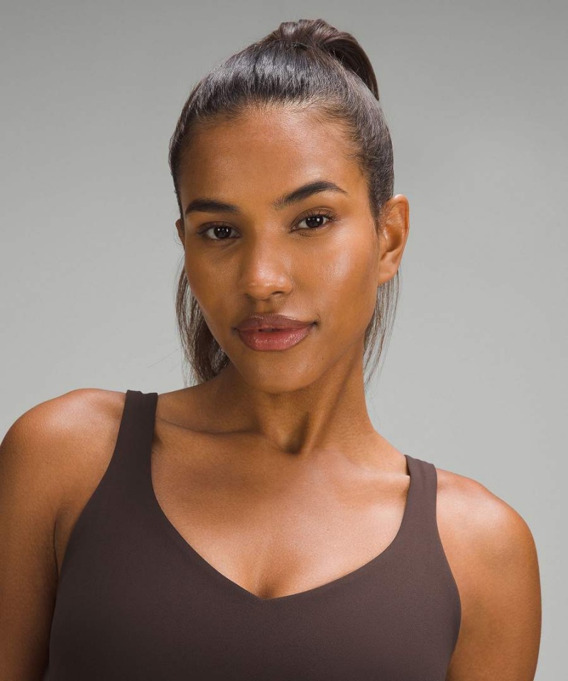Camiseta sin Manga Lululemon Align™ Mujer Chocolate Chile | 469XDMVLF