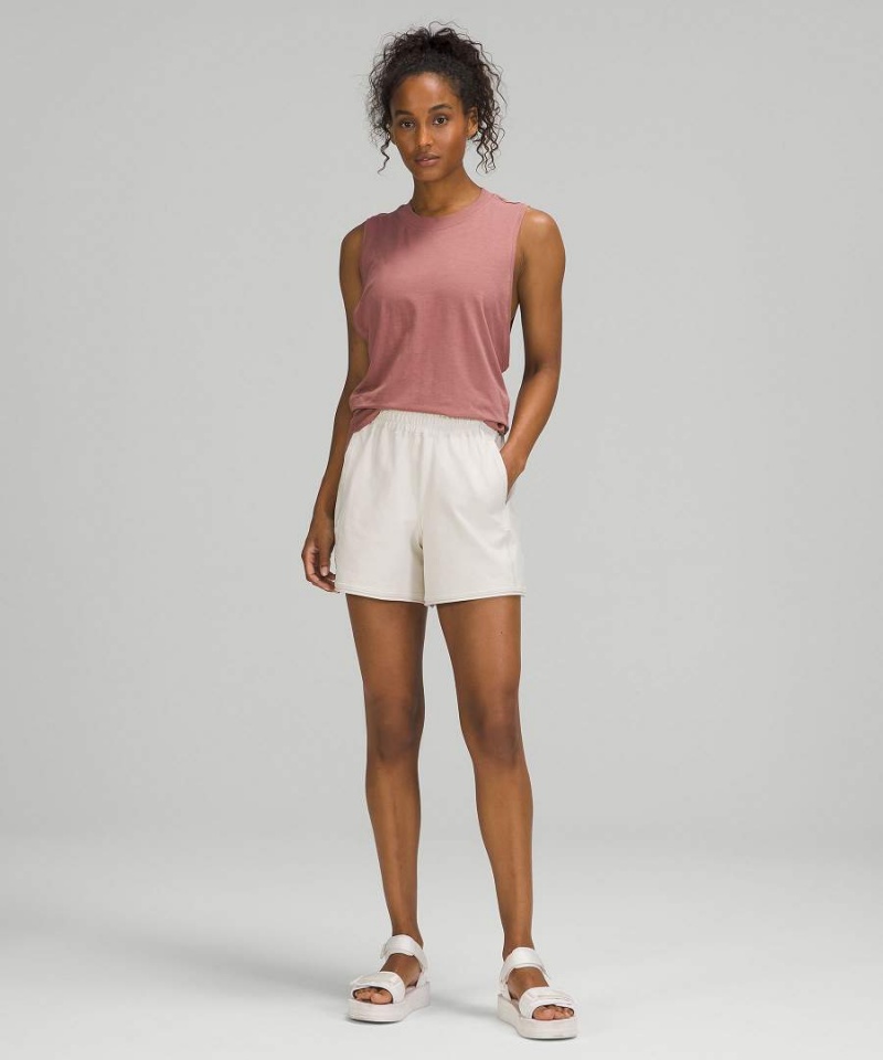 Camiseta sin Manga Lululemon All Yours Mujer Blancas Plateadas Chile | 482YLPEXR