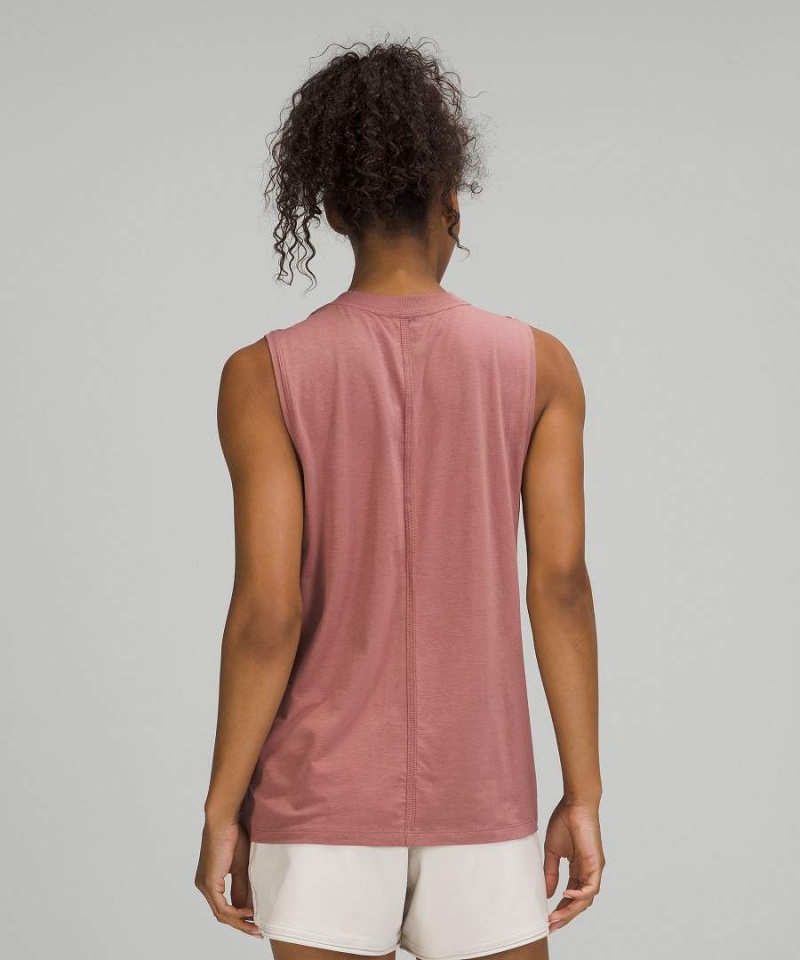 Camiseta sin Manga Lululemon All Yours Mujer Blancas Plateadas Chile | 482YLPEXR