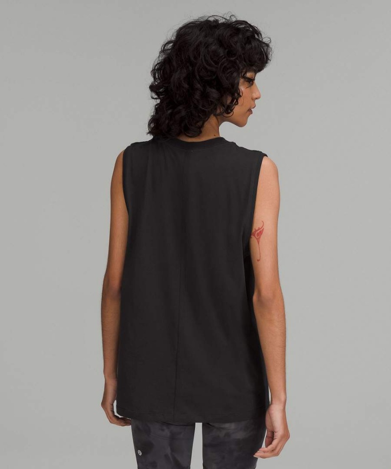 Camiseta sin Manga Lululemon All Yours Mujer Negras Chile | 795IFHYKL