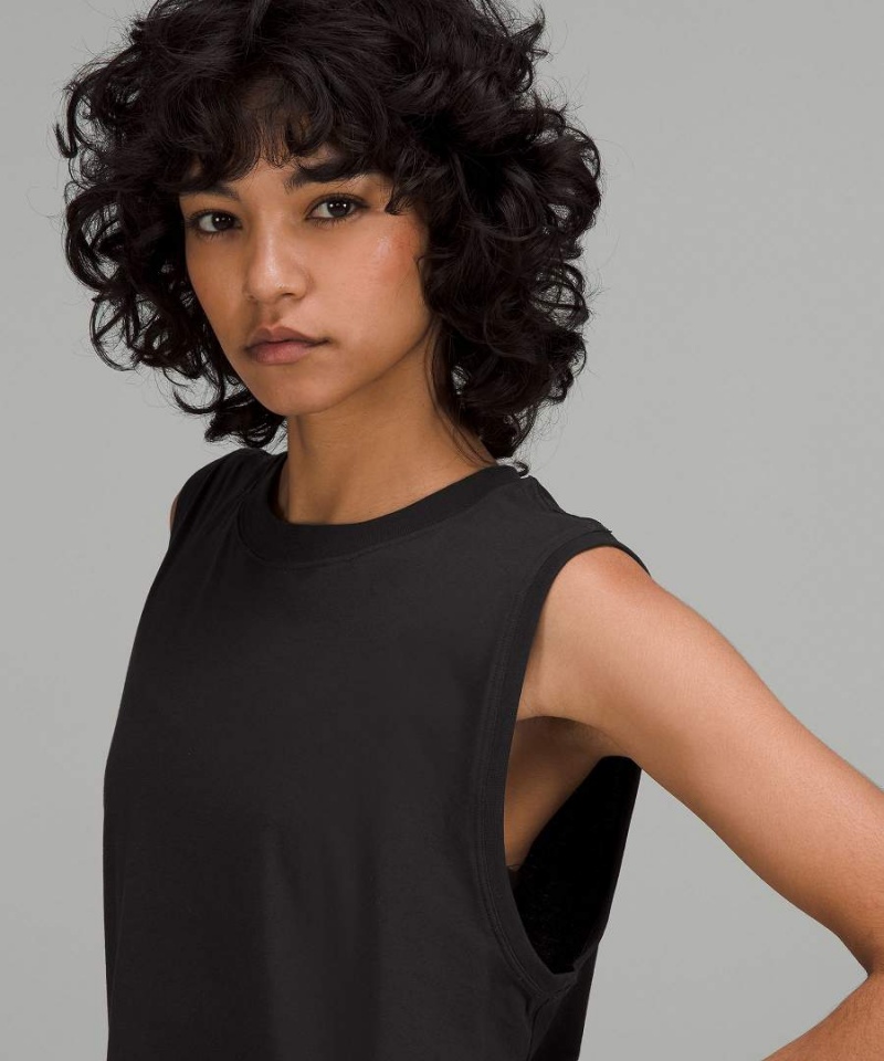 Camiseta sin Manga Lululemon All Yours Mujer Negras Chile | 795IFHYKL