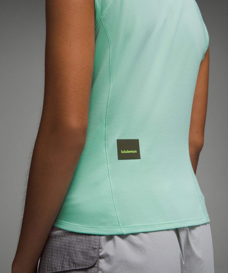 Camiseta sin Manga Lululemon Cap Sleeve Senderismo Mujer Verde Menta Chile | 973OLDCZN
