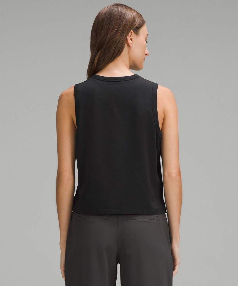 Camiseta sin Manga Lululemon Classic-Fit Algodon-Blend Mujer Negras Chile | 692YTIONM