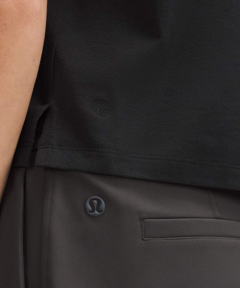 Camiseta sin Manga Lululemon Classic-Fit Algodon-Blend Mujer Negras Chile | 692YTIONM