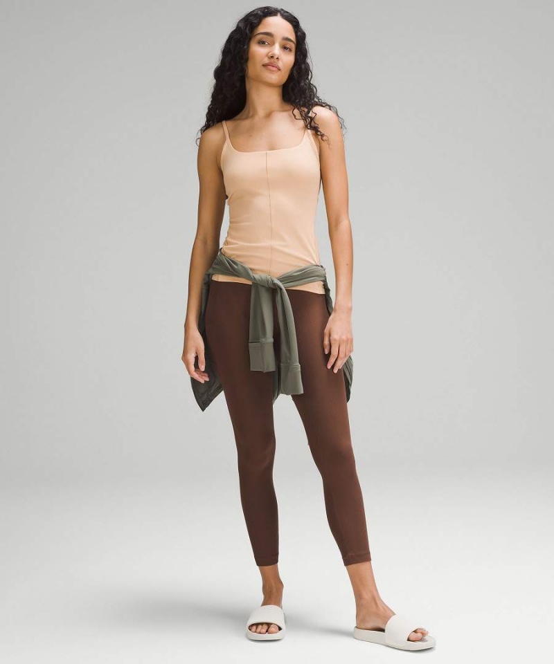 Camiseta sin Manga Lululemon Directo Correa Close-to-Body Shelf Mujer Beige Chile | 543AFTVWJ