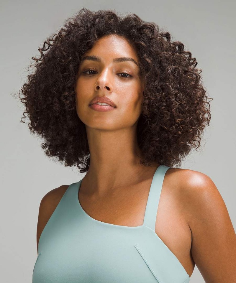 Camiseta sin Manga Lululemon Everlux Asymmetrical Tenis Mujer Turquesa Chile | 410RLMJDX