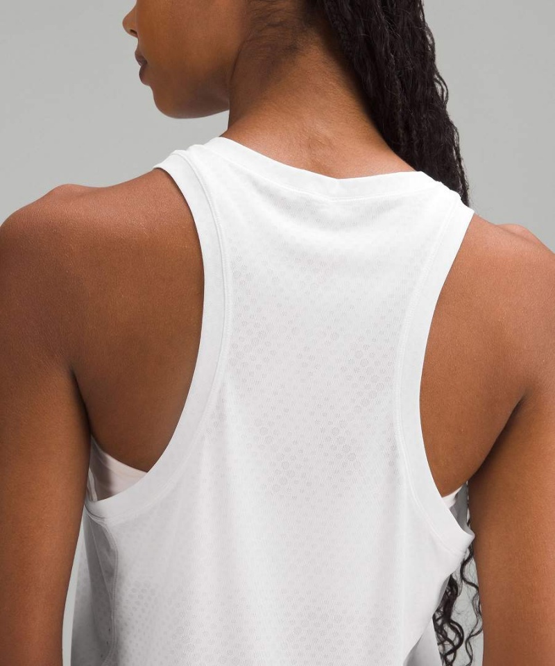 Camiseta sin Manga Lululemon Fast and Free Race Length Mujer Blancas Chile | 140OTZRQH