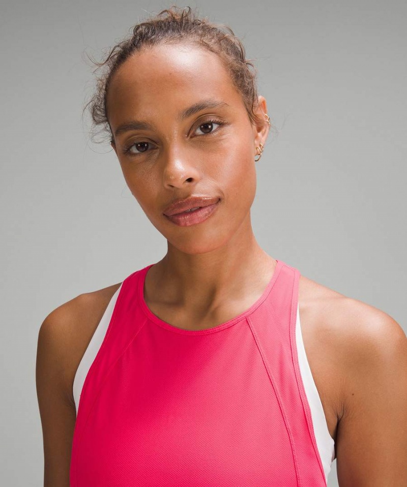Camiseta sin Manga Lululemon High-Ventilation Correr Mujer Rojas Chile | 370DYFMZN
