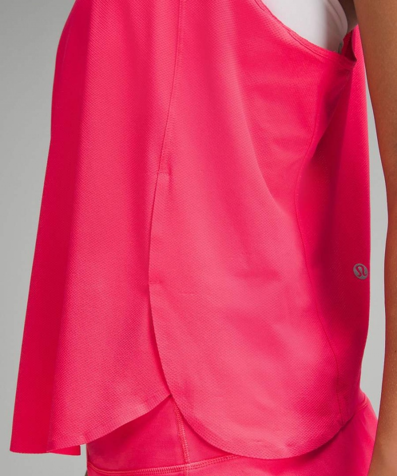 Camiseta sin Manga Lululemon High-Ventilation Correr Mujer Rojas Chile | 370DYFMZN