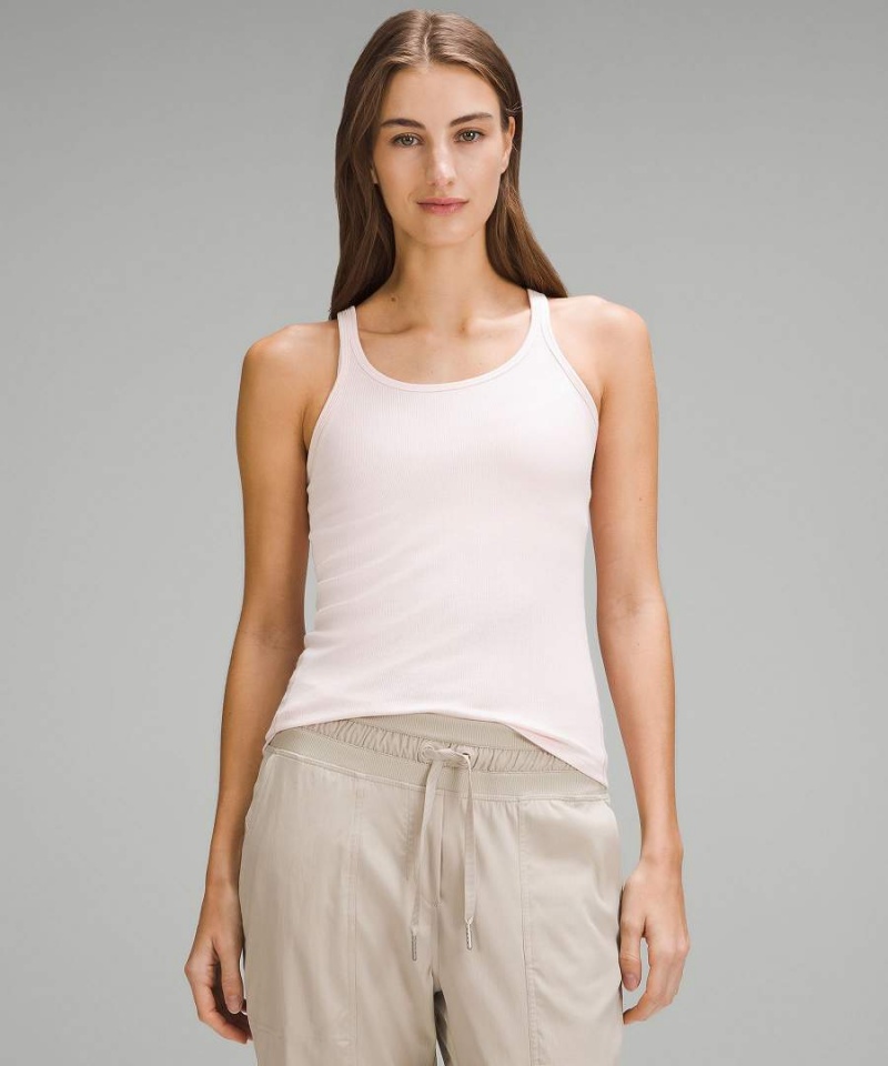 Camiseta sin Manga Lululemon Hold Tight Thin Correa Racerback Mujer Rojas Claro Chile | 809KMTFDV