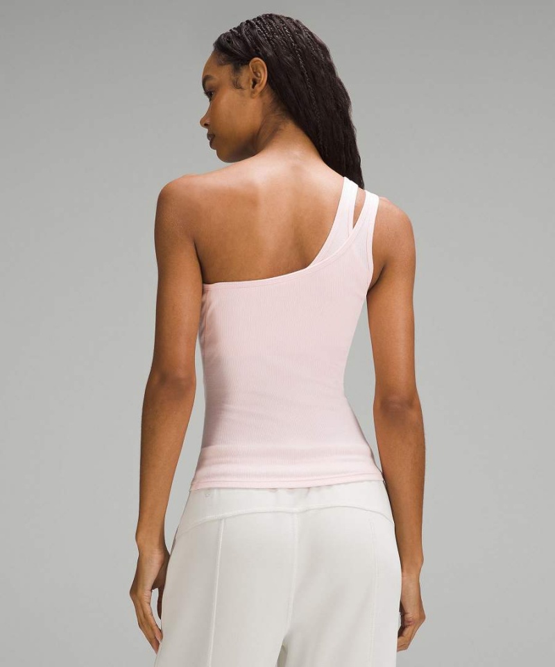 Camiseta sin Manga Lululemon Hold Tight One-Shoulder Mujer Rojas Claro Chile | 768LEHRMD