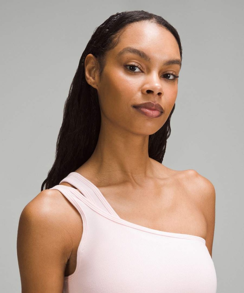 Camiseta sin Manga Lululemon Hold Tight One-Shoulder Mujer Rojas Claro Chile | 768LEHRMD