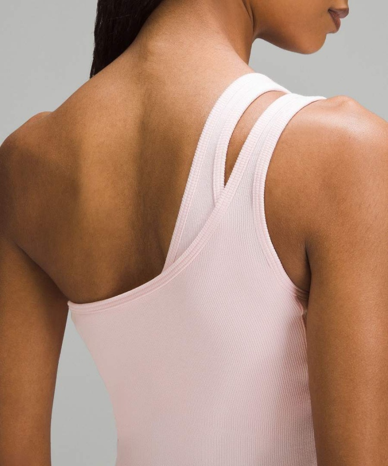 Camiseta sin Manga Lululemon Hold Tight One-Shoulder Mujer Rojas Claro Chile | 768LEHRMD