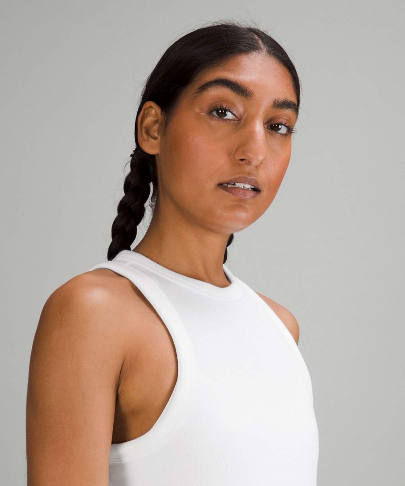 Camiseta sin Manga Lululemon Hold Tight Mujer Blancas Chile | 576EPUSAH