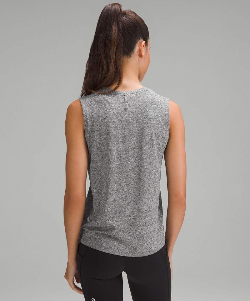 Camiseta sin Manga Lululemon License to Train Classic-Fit Mujer Negras Chile | 106MAGTLY