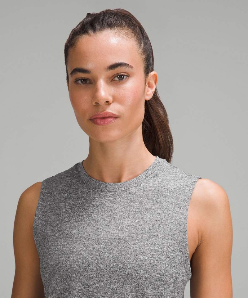 Camiseta sin Manga Lululemon License to Train Classic-Fit Mujer Negras Chile | 106MAGTLY