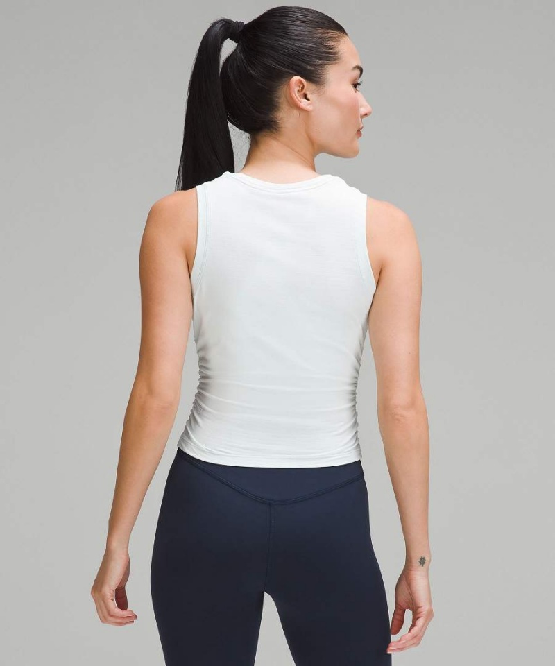 Camiseta sin Manga Lululemon License to Train Tight-Fit Mujer Azules Chile | 982RTDXMO