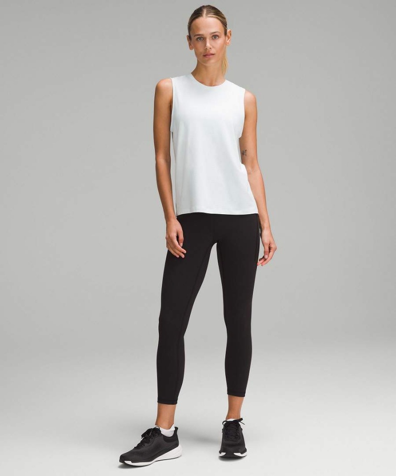 Camiseta sin Manga Lululemon License to Train Classic-Fit Mujer Azules Chile | 581YWCHXT