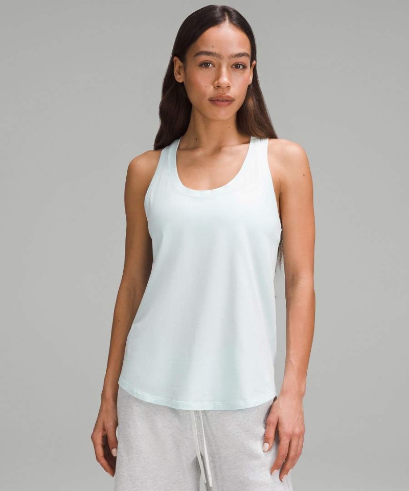 Camiseta sin Manga Lululemon Love Mujer Azules Chile | 389NESADW