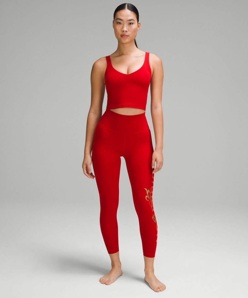 Camiseta sin Manga Lululemon Lunar New Year Align™ Mujer Rojas Oscuro Chile | 235QPMTZB