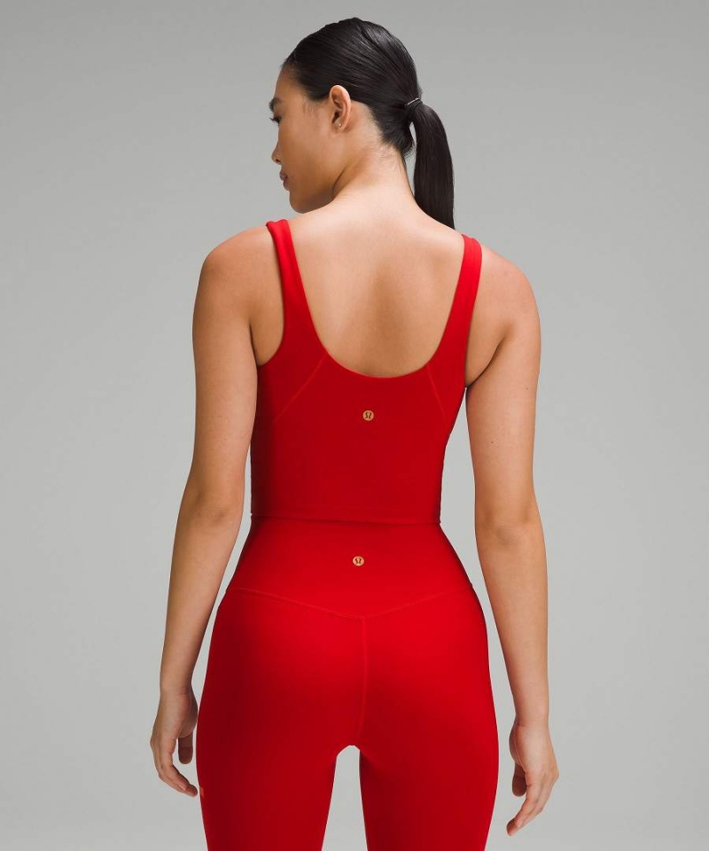 Camiseta sin Manga Lululemon Lunar New Year Align™ Mujer Rojas Oscuro Chile | 235QPMTZB