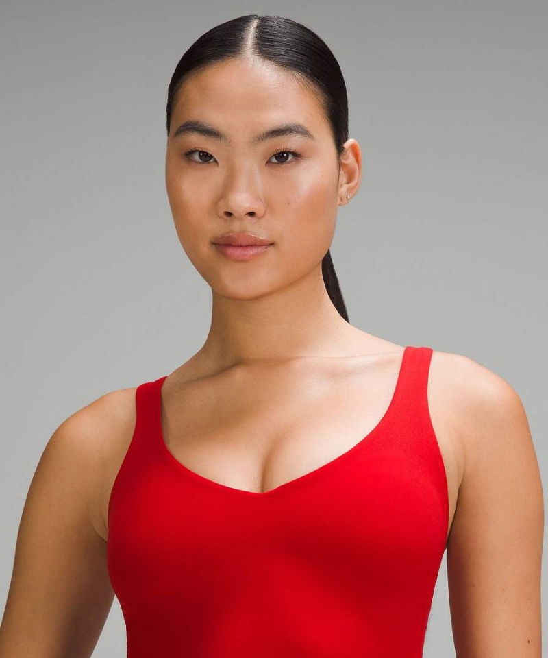 Camiseta sin Manga Lululemon Lunar New Year Align™ Mujer Rojas Oscuro Chile | 235QPMTZB