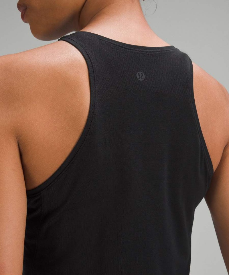 Camiseta sin Manga Lululemon Modal-Blend High-Neck Yoga Mujer Negras Chile | 043NTICGV