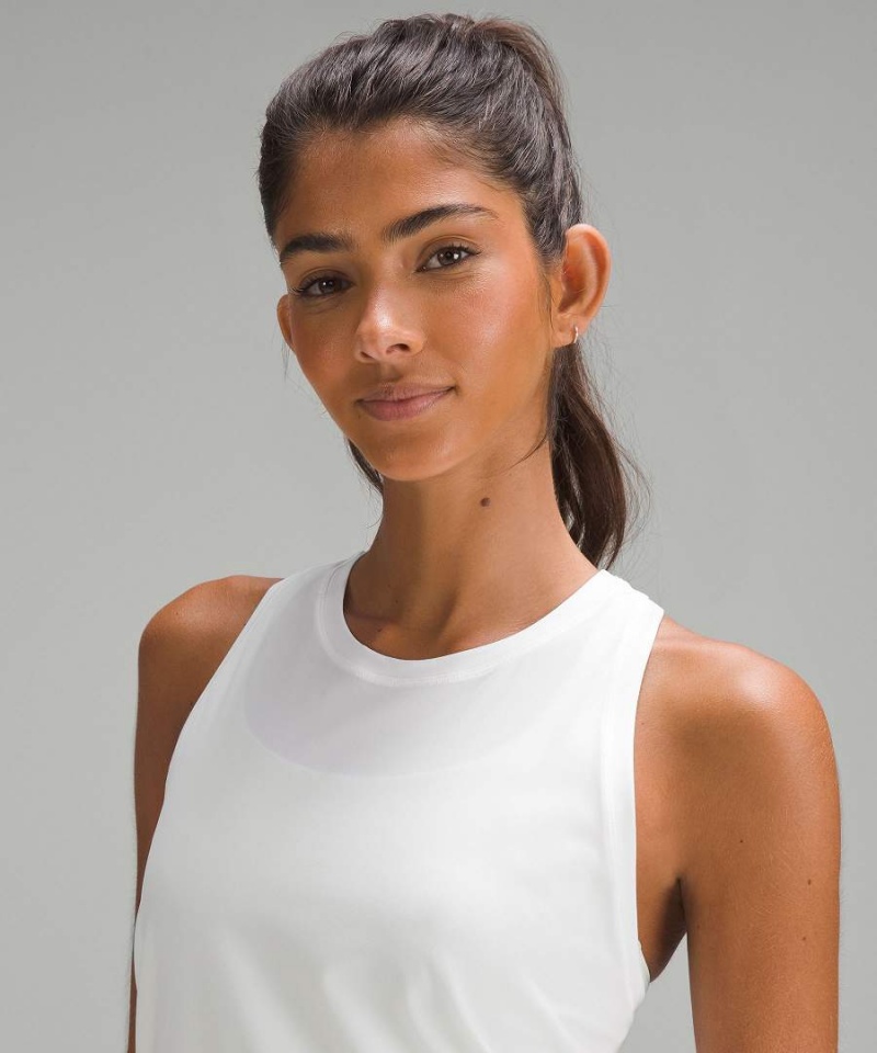 Camiseta sin Manga Lululemon Nulux Slim-Fit Mujer Blancas Chile | 428HFIQRK
