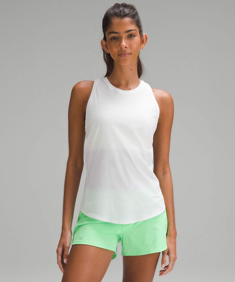 Camiseta sin Manga Lululemon Nulux Slim-Fit Mujer Blancas Chile | 428HFIQRK