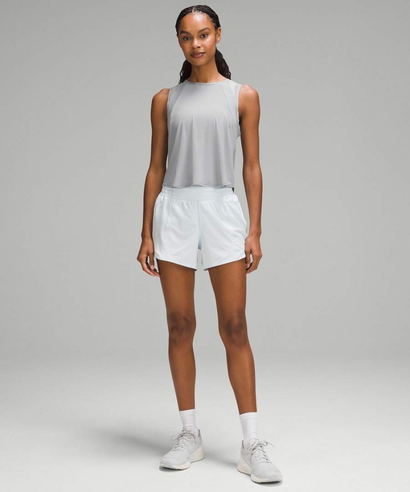 Camiseta sin Manga Lululemon Sculpt Cropped Mujer Gris Chile | 758WCITSE