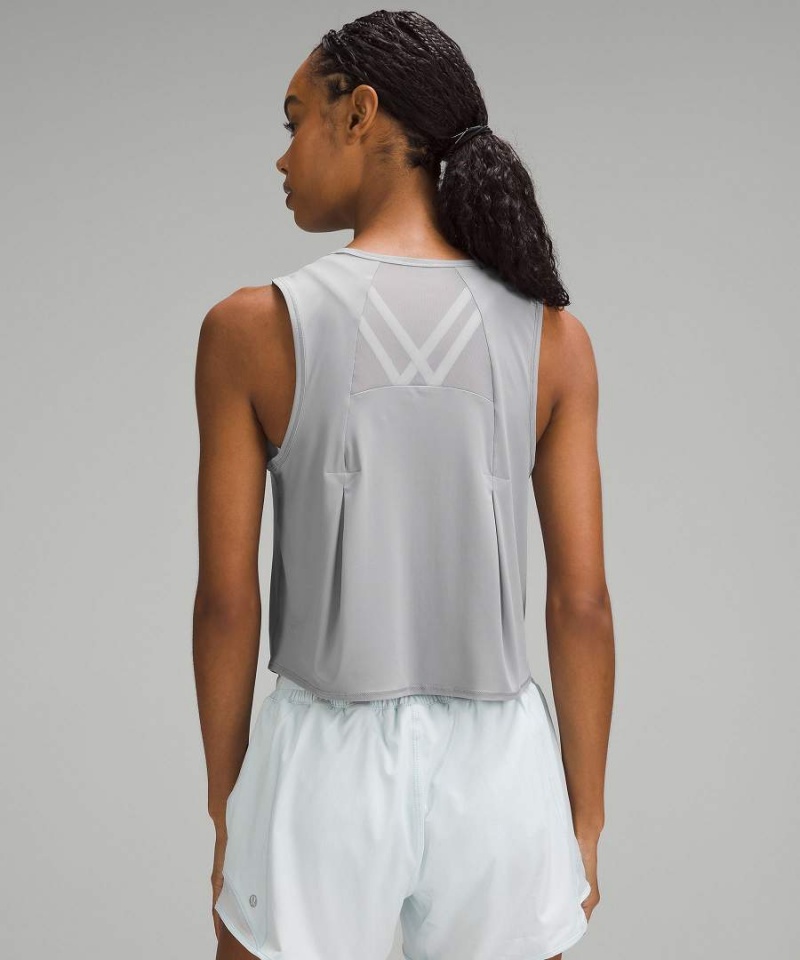 Camiseta sin Manga Lululemon Sculpt Cropped Mujer Gris Chile | 758WCITSE