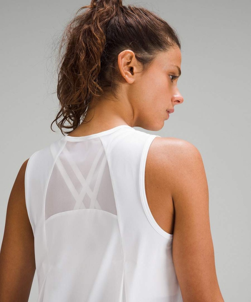 Camiseta sin Manga Lululemon Sculpt Mujer Blancas Chile | 586NGBIQA