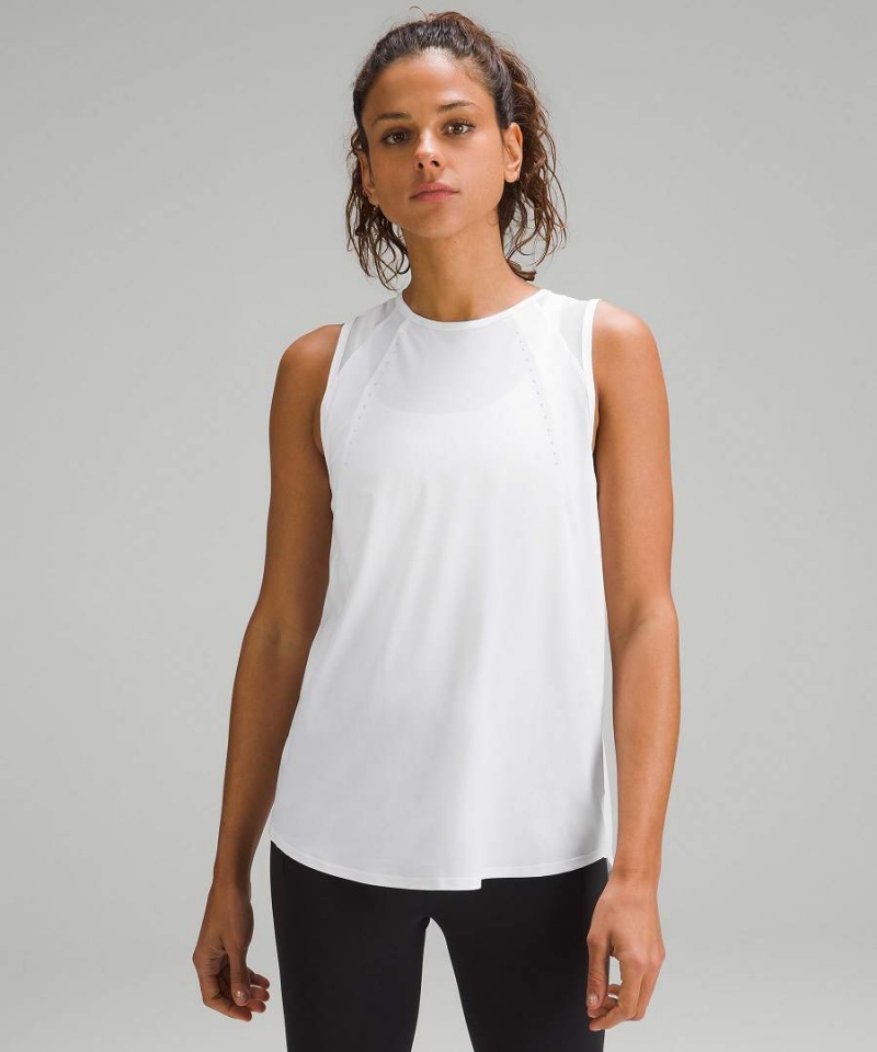 Camiseta sin Manga Lululemon Sculpt Mujer Blancas Chile | 586NGBIQA