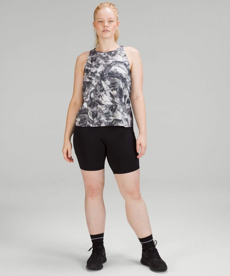 Camiseta sin Manga Lululemon Swift Ventilated Racerback Correr Mujer Gris Multicolor Chile | 789YKCZUJ