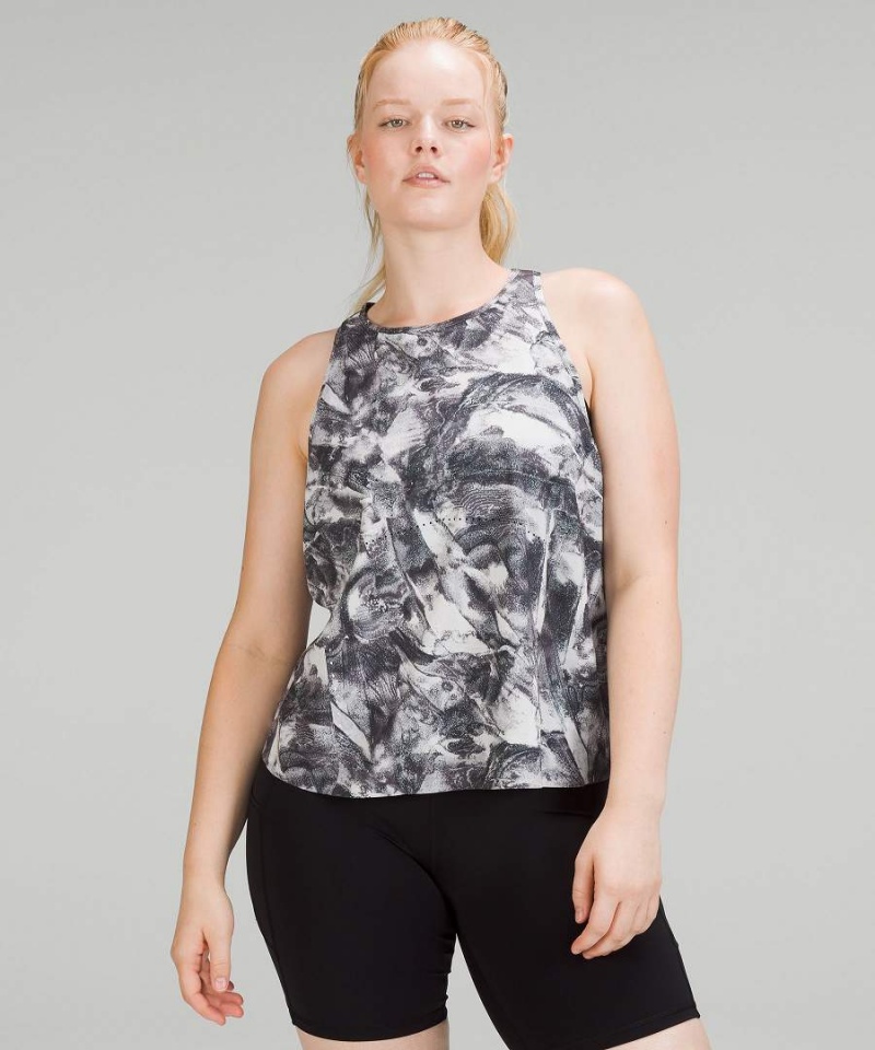 Camiseta sin Manga Lululemon Swift Ventilated Racerback Correr Mujer Gris Multicolor Chile | 789YKCZUJ