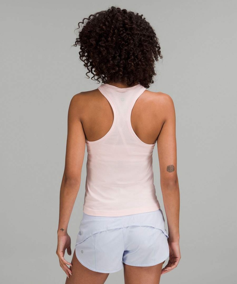 Camiseta sin Manga Lululemon Swiftly Tech Racerback 2.0 Race Length Mujer Rojas Claro Chile | 739VWLNMK