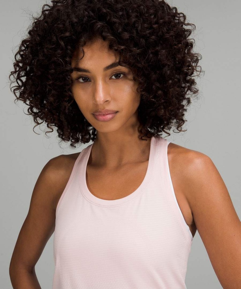 Camiseta sin Manga Lululemon Swiftly Tech Racerback 2.0 Race Length Mujer Rojas Claro Chile | 739VWLNMK