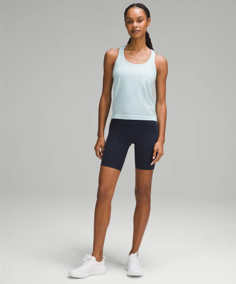 Camiseta sin Manga Lululemon Swiftly Tech Racerback 2.0 Race Length Mujer Azules Chile | 267XKHBGJ